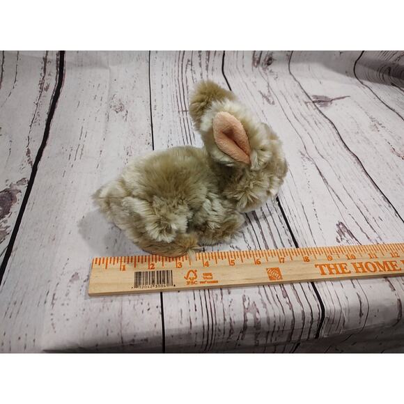 Bunny Rabbit Fuzzy Brown Plush Inter American stuffed Animal Realistic Easter - Picture 7 of 7